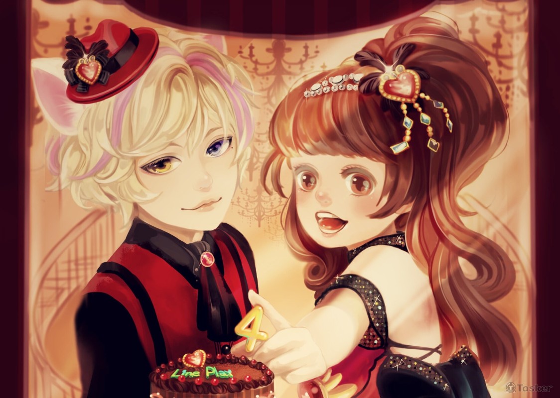 line play四周年賀圖