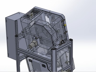 小型五金零件滾噴機
