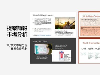 商業簡報、市場分析
