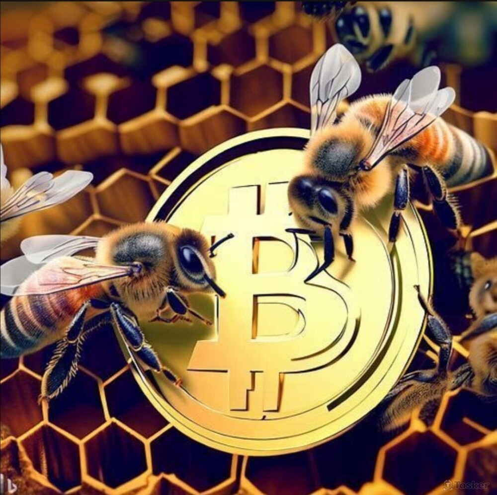 蜜蜂在挖比特幣