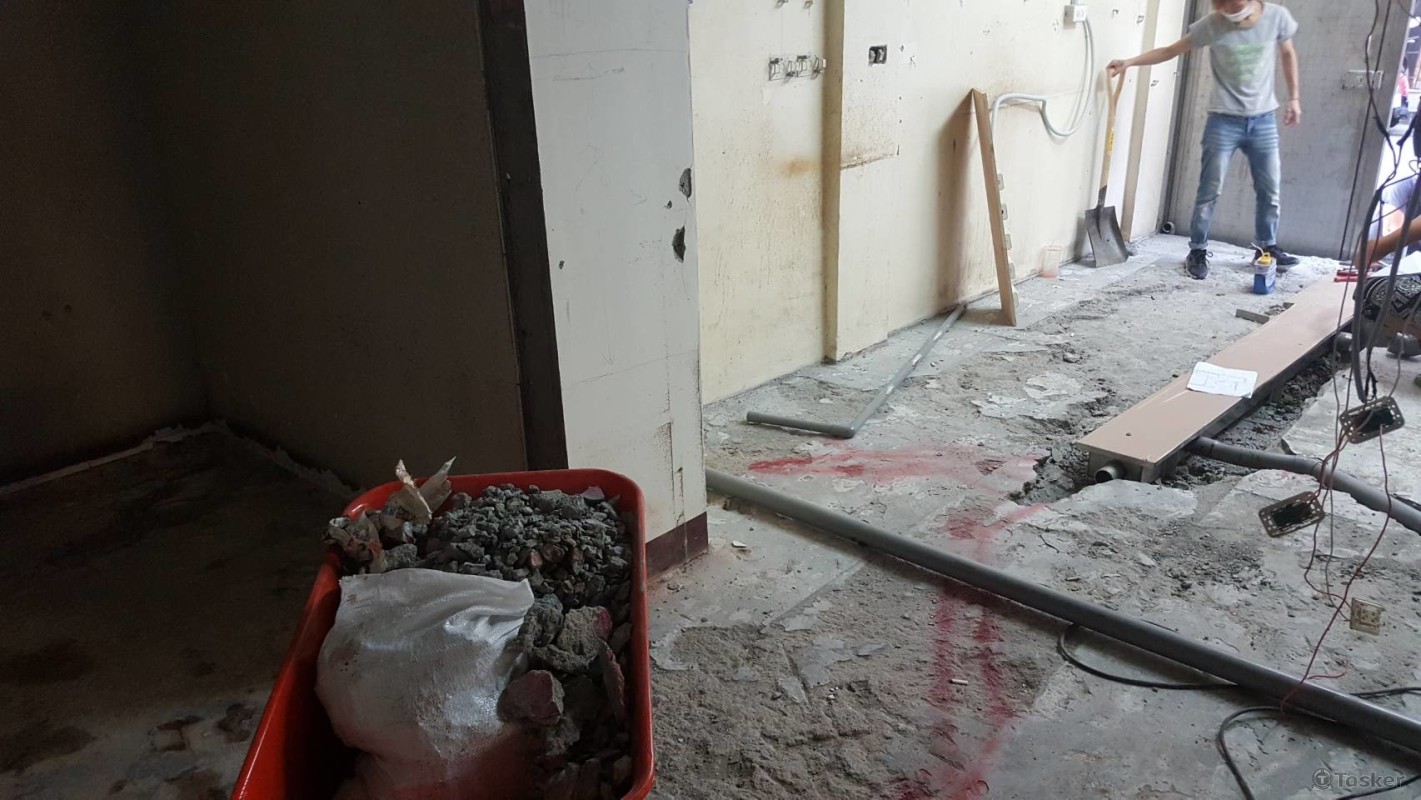 廚房節由巢、地排放樣、打石、配管