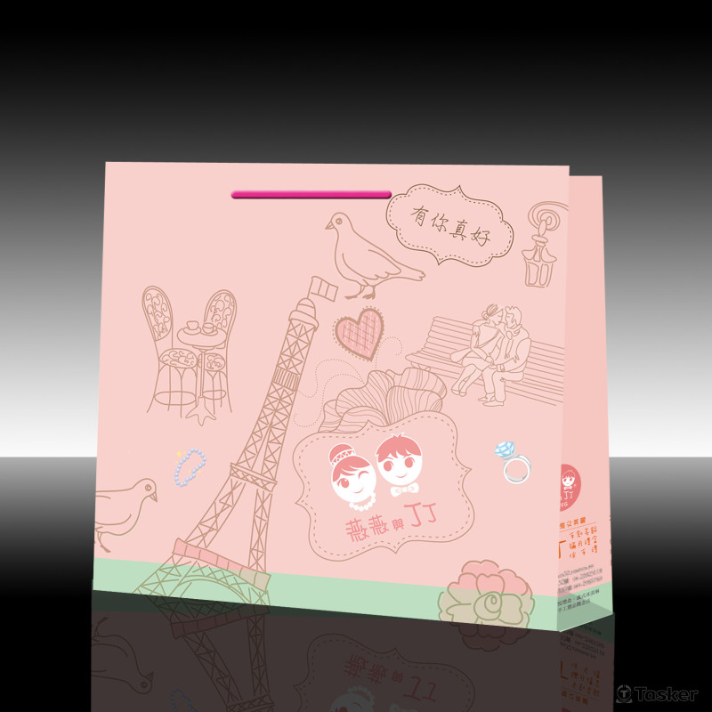 薇丁工坊-手工餅喜餅手提袋