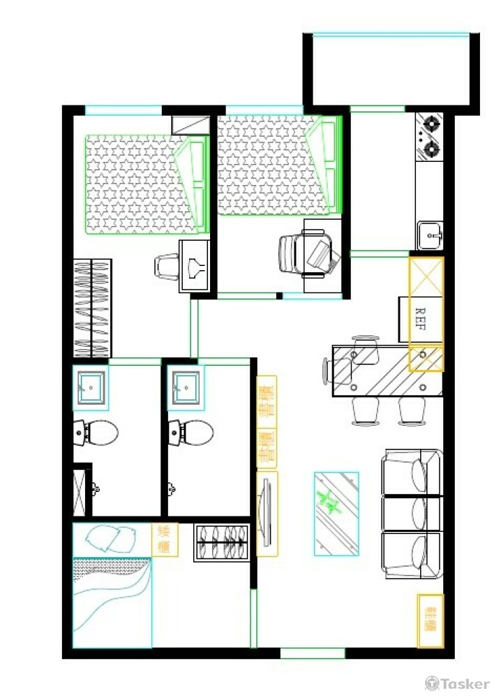 亞希向陽_平面圖