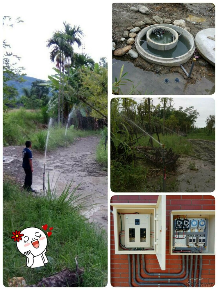 噴灌自動灑水系統