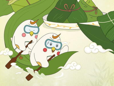 企業吉祥物賀卡