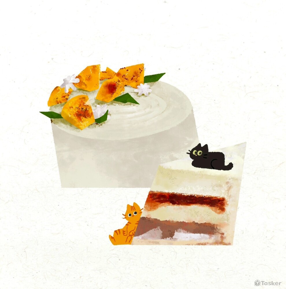蛋糕插畫