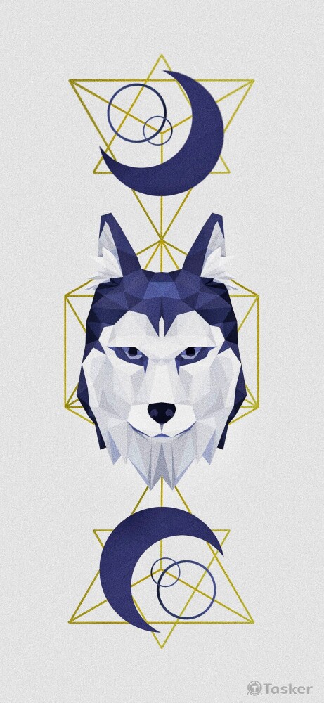 對稱練習_哈士奇