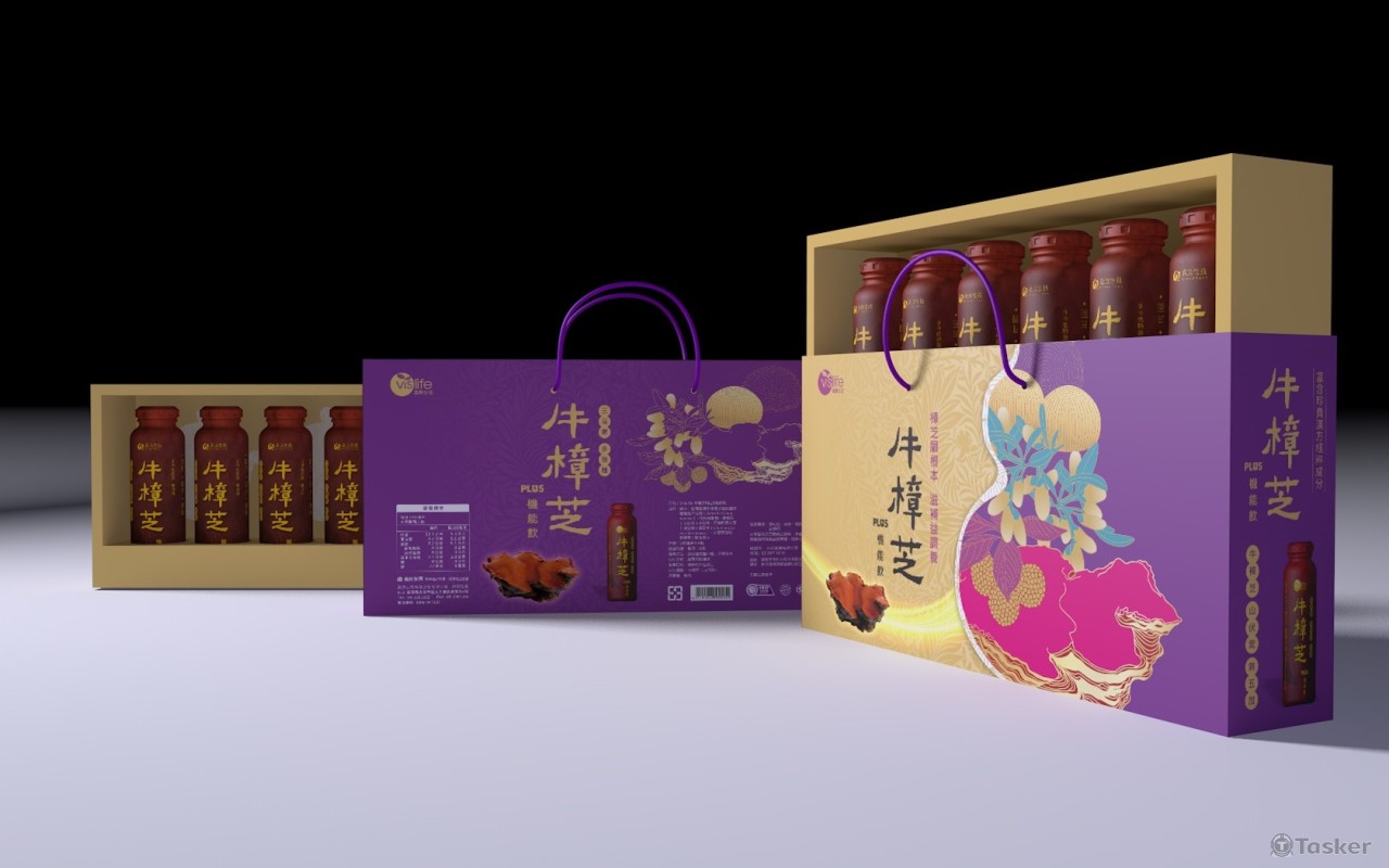 牛樟芝禮盒包裝