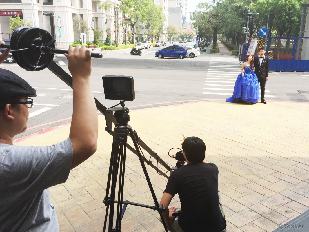 婚禮微電影拍攝現場