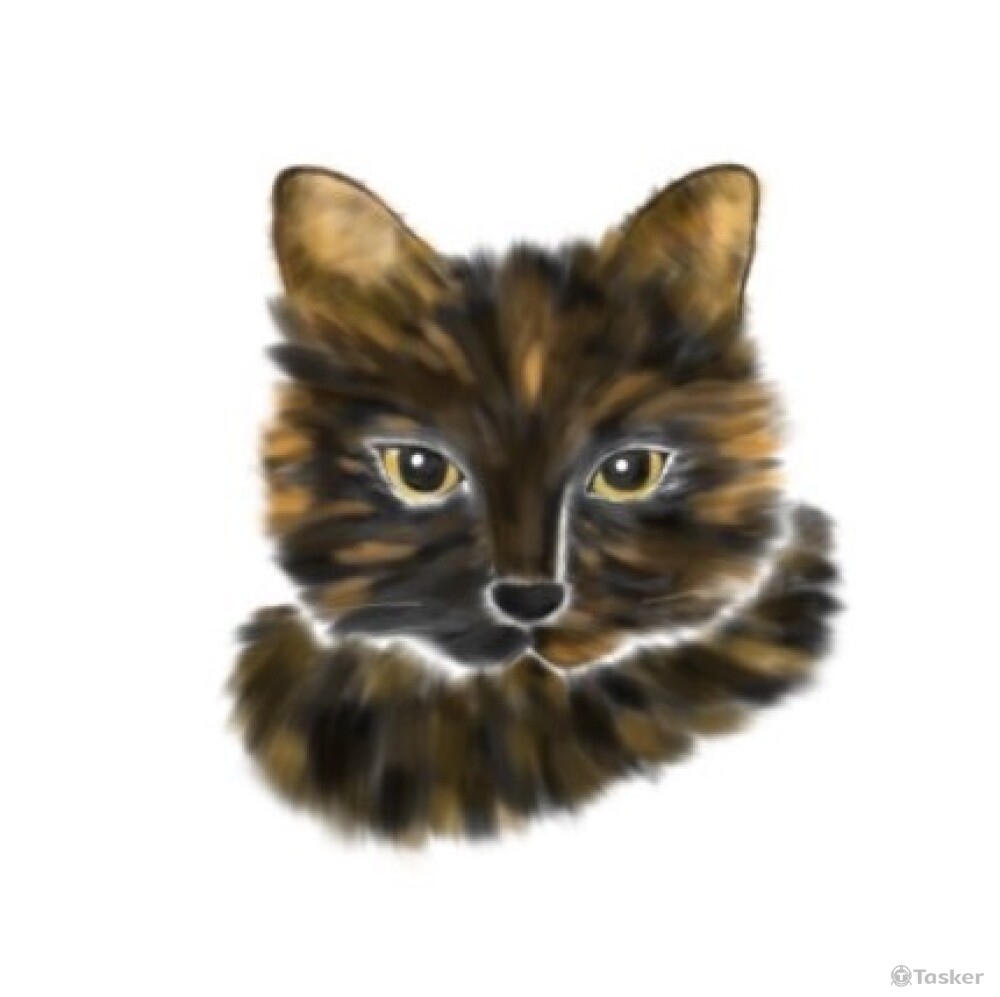 寵物似顏繪-2(水墨感)