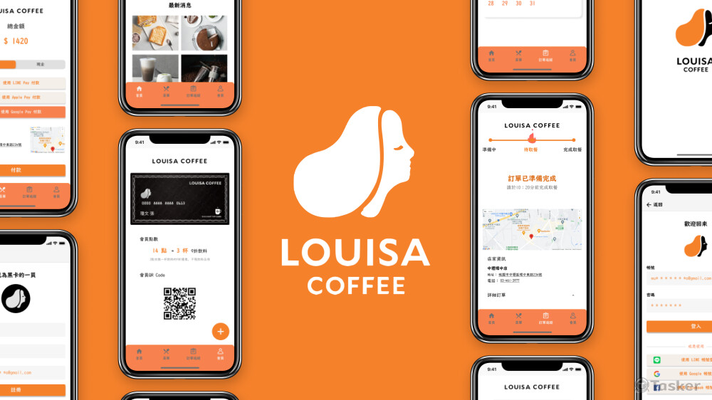 Louisa Coffee App Design