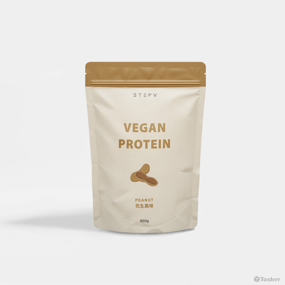 STEP V 植物蛋白飲包裝設計【花生風味】