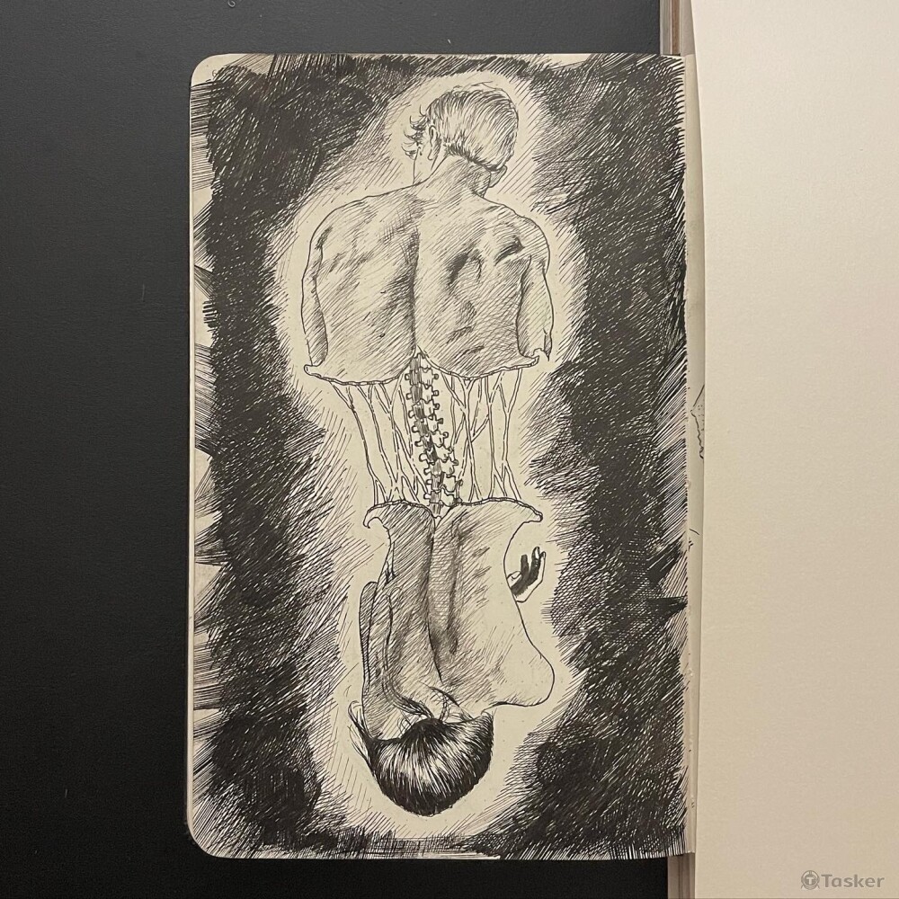 代針筆插畫練習