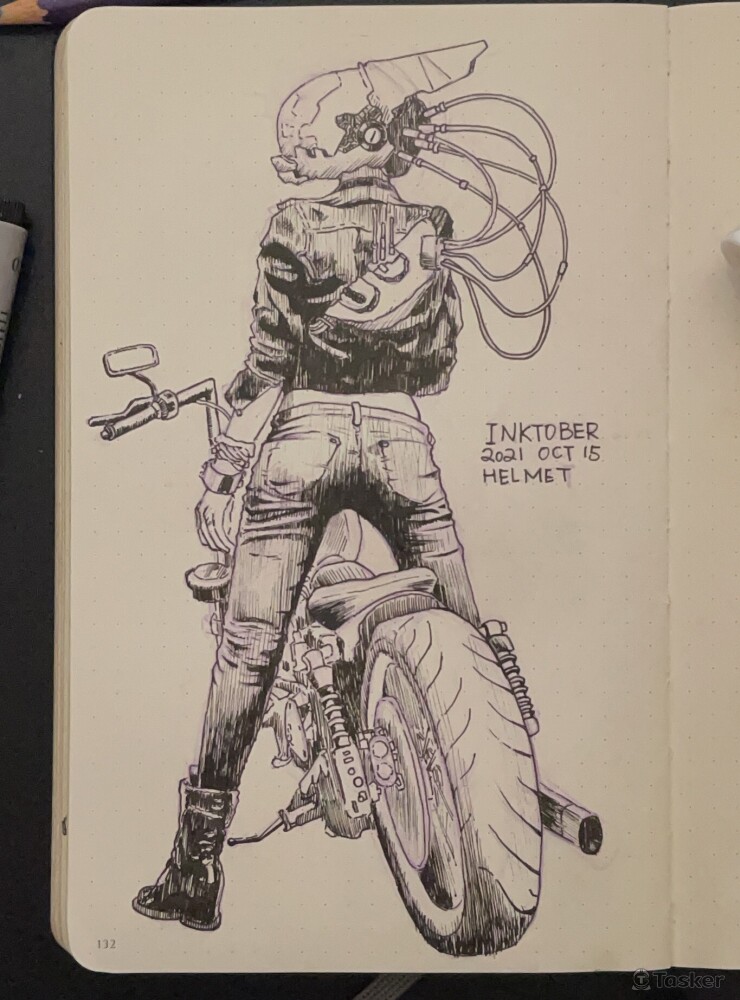 代針筆插畫練習