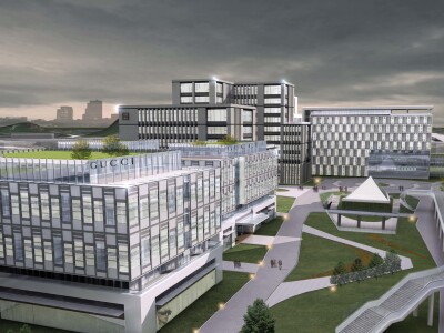 BIM中國西安科技創意園區建築設計