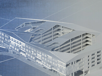 BIM中國上海學校建築設計