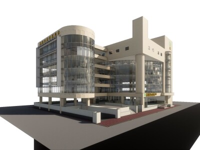 BIM台灣桃園蘆竹農會建築設計