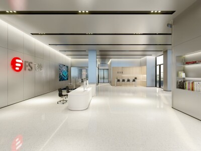 BIM商業接待廳室內設計