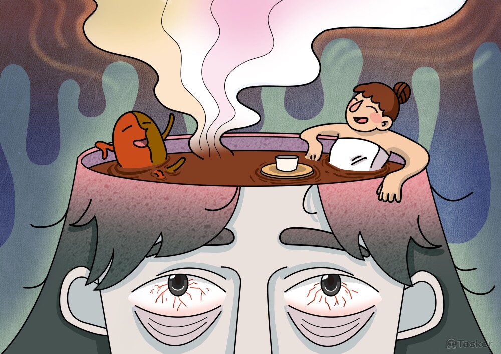 金車咖啡插畫比賽-腦啡