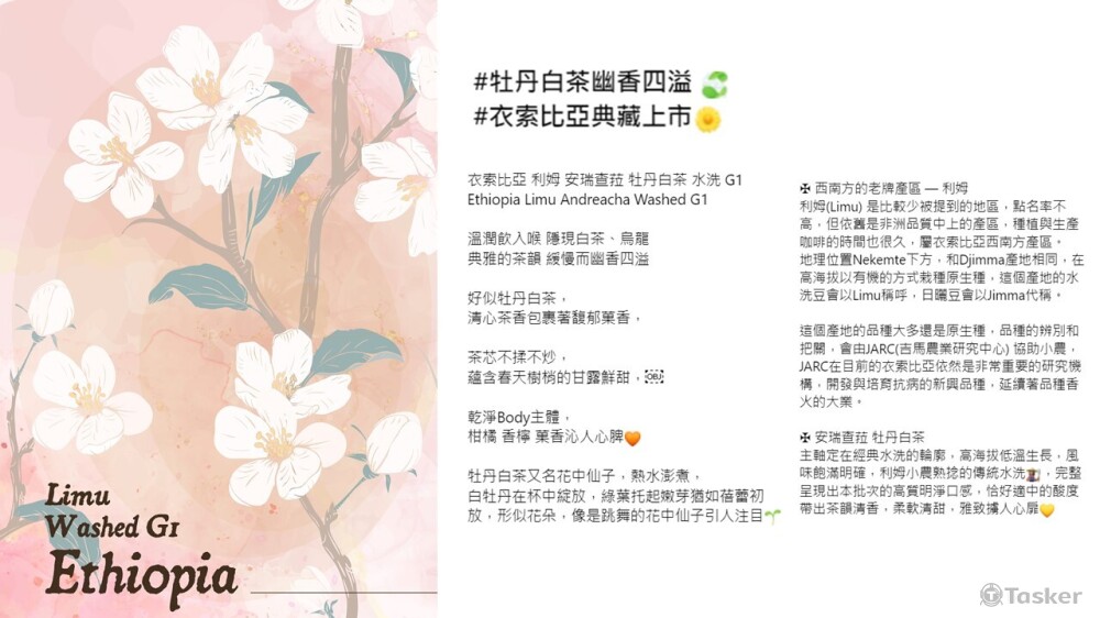 咖啡風味文案創作