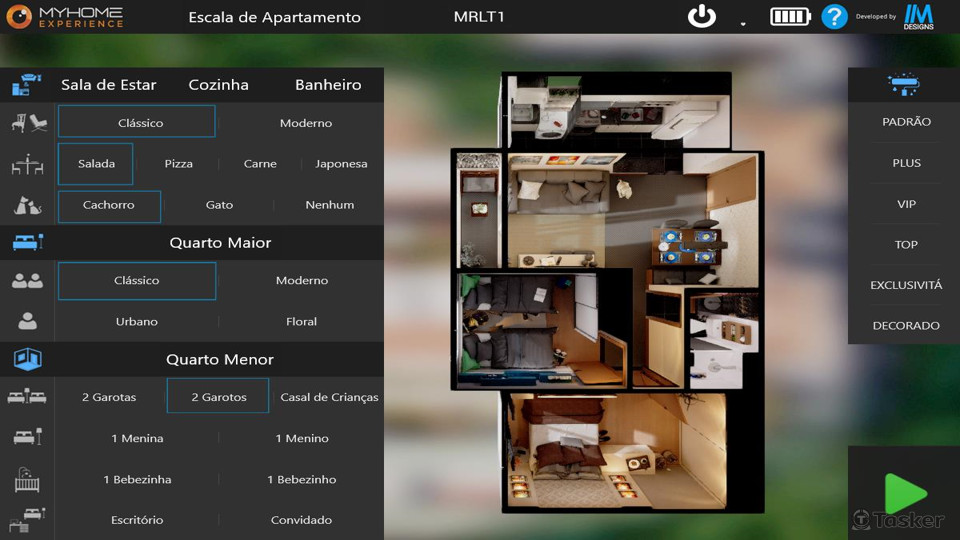 虛擬實境房地產操作介面