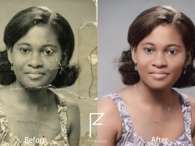 老照片修復 翻新 黑白照片上色