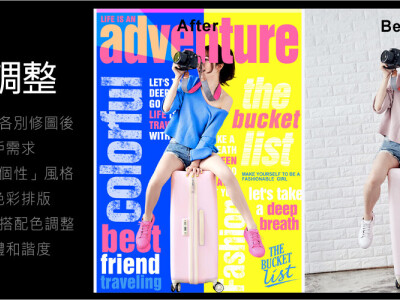 圖片編修(精細修圖/去背/合成...)