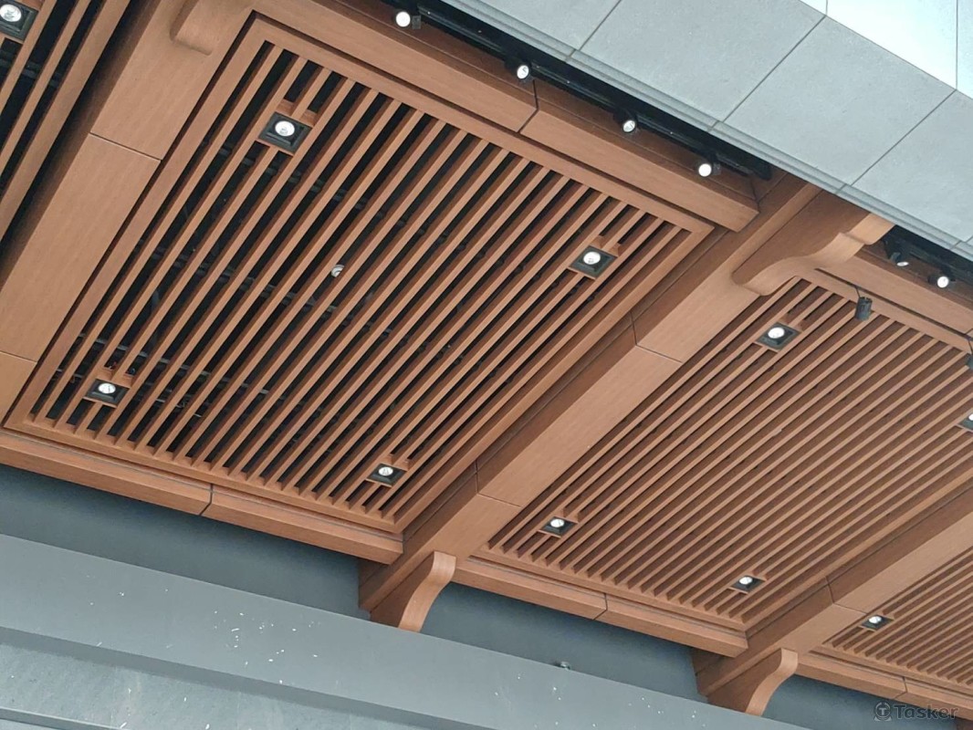 木紋鋁格柵天花板及鋁包板2