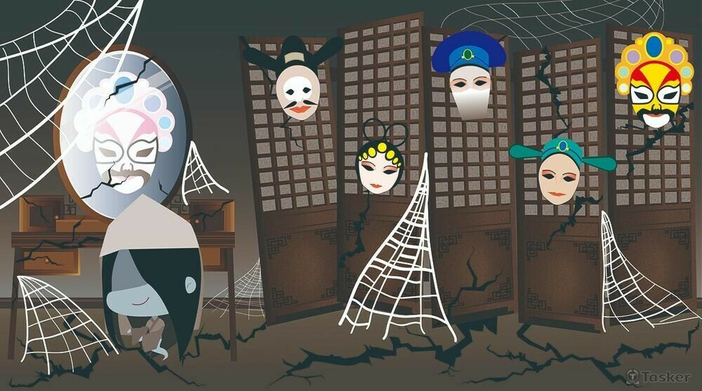 鬼出遊-遊戲畫面截圖_電繪類_illustrator