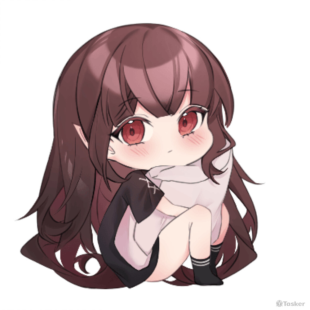 Q版動態 - 抱枕頭