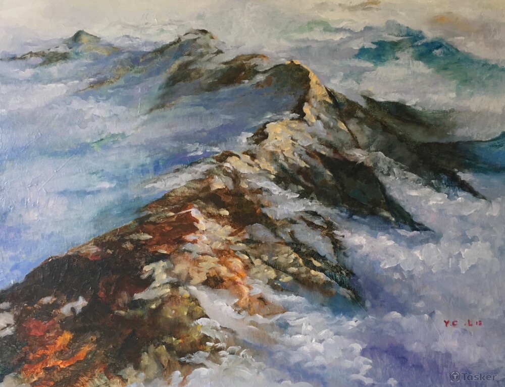 風景油畫/10號畫布/6000