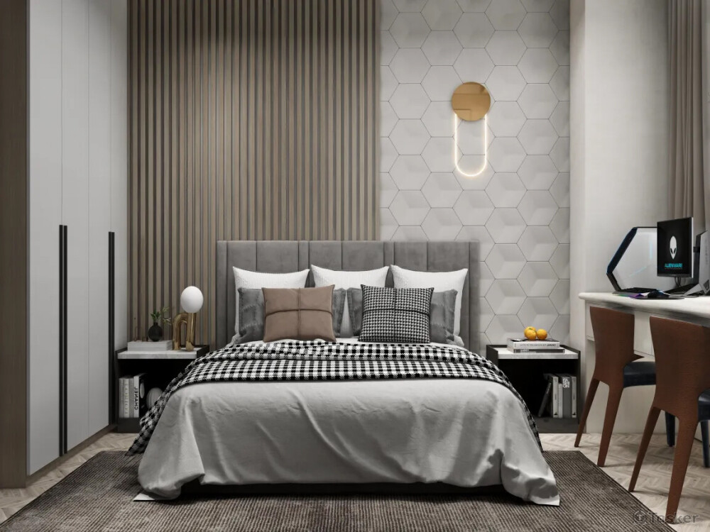 室內設計3D渲染#臥室