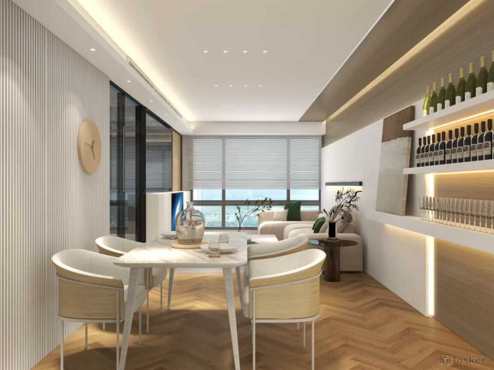 室內設計3D渲染#餐廳