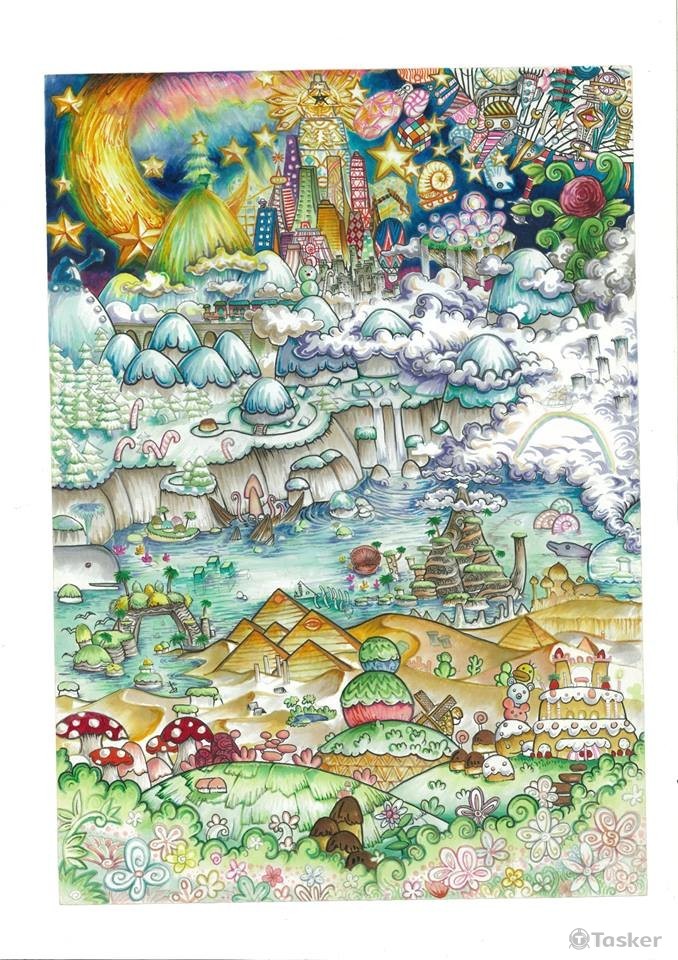 甜甜王國大地圖