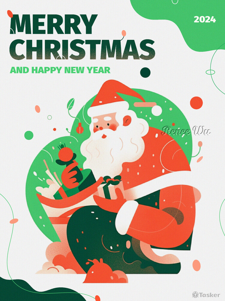 2024聖誕節海報/明信片