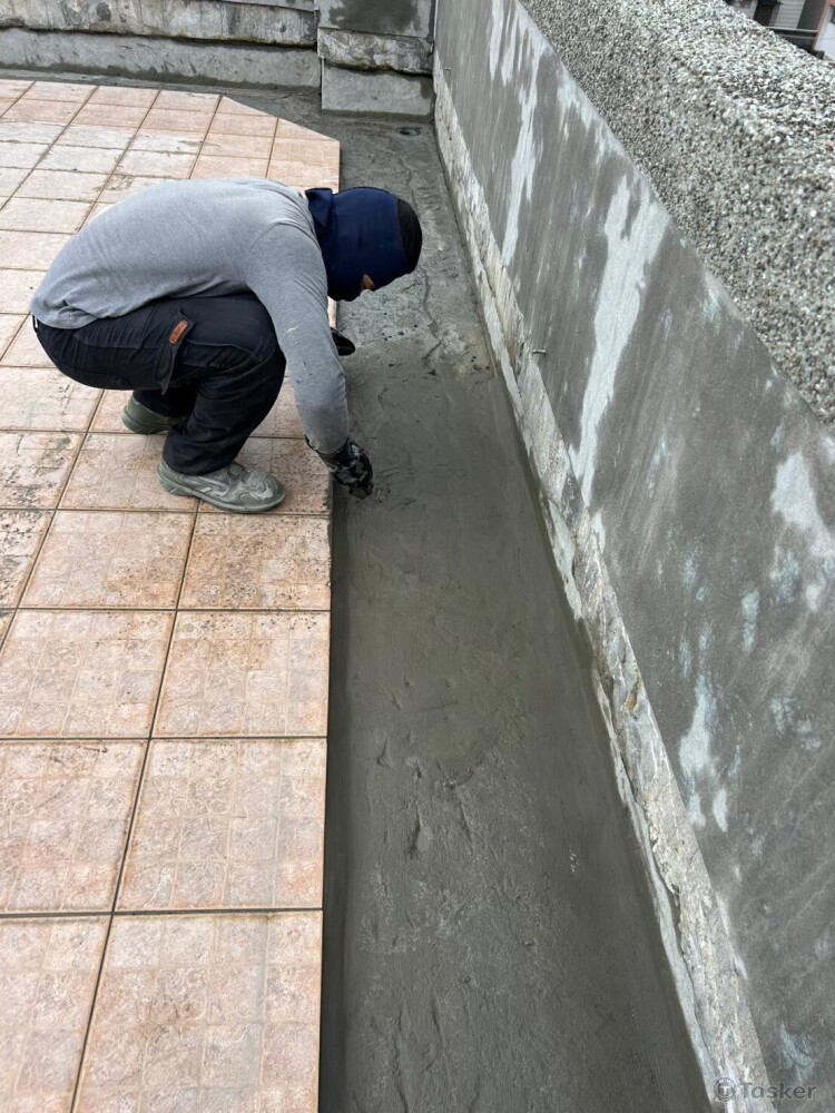 坪頂二次施工縫角