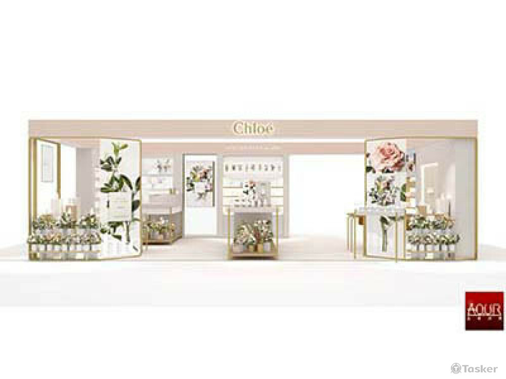 這個 3D 展櫃設計 ,含2D蓋念設計費用為 90,000 未稅