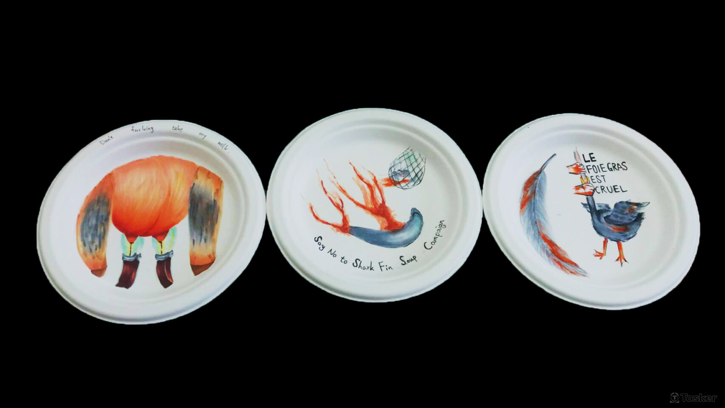 手稿/麥克筆/產品/商品/包裝/盤子