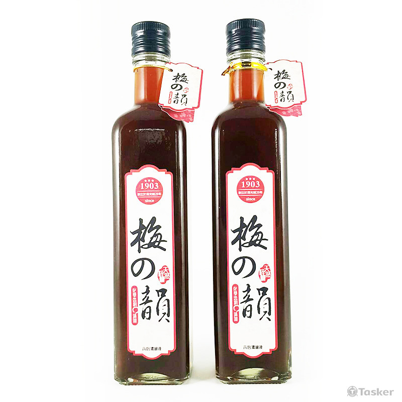 五賢梅飲瓶標設計