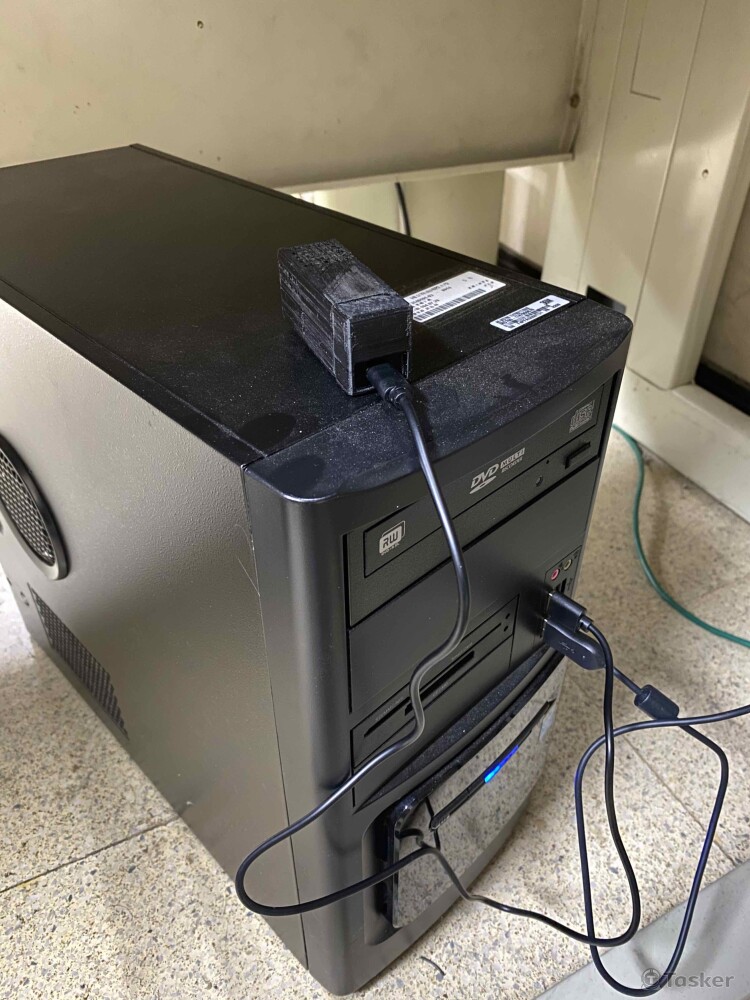 透過Lline Notify監測電腦溫度實照