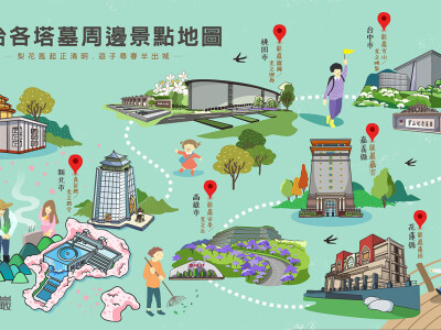 地圖設計/插畫地圖設計