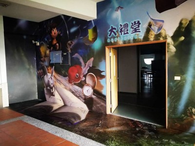 公共空間-三重厚德國小大禮堂-大圖輸出施工