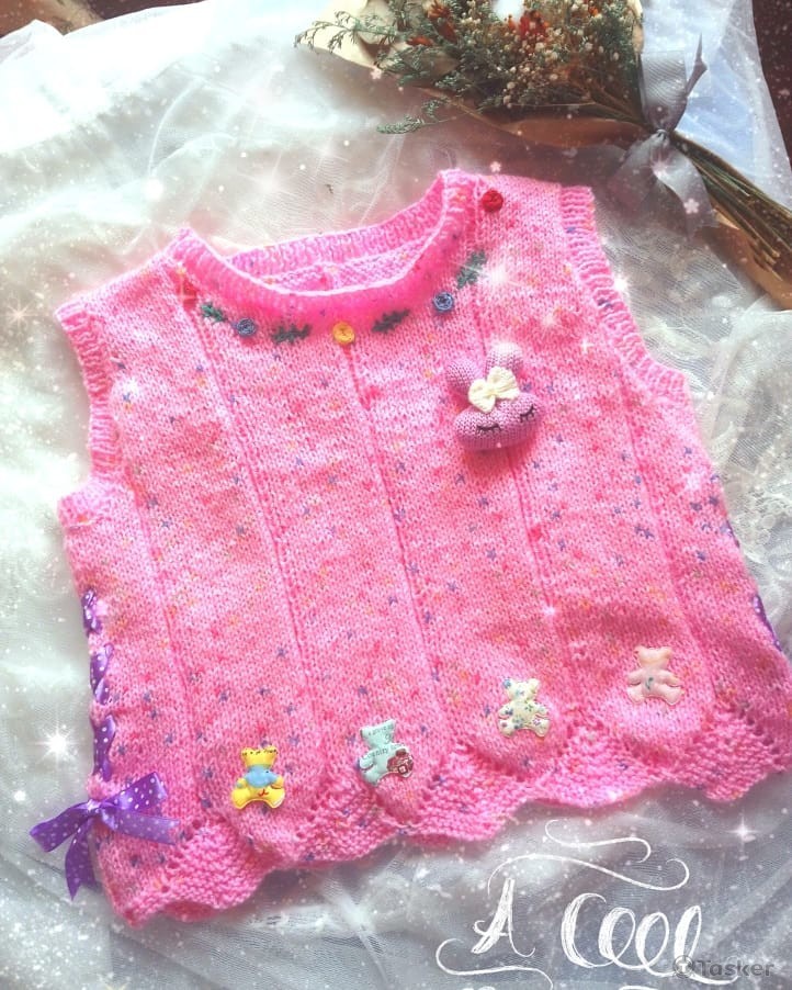 童話淘氣兒童針織背心