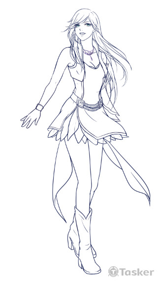 角色人物設定1(線稿)