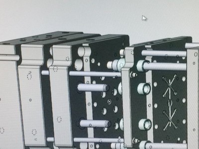 塑膠模具設計3D及2D圖檔