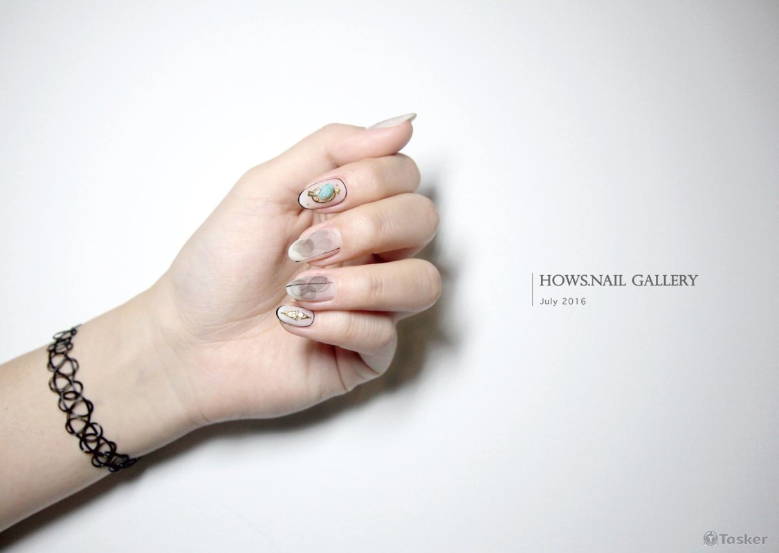 修圖排版美甲作品