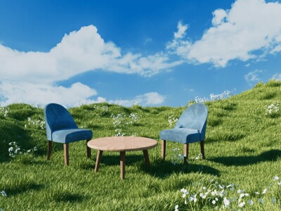 自然環境氛圍 渲染