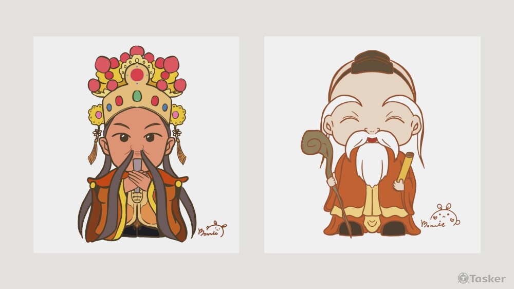 Q版神明插畫