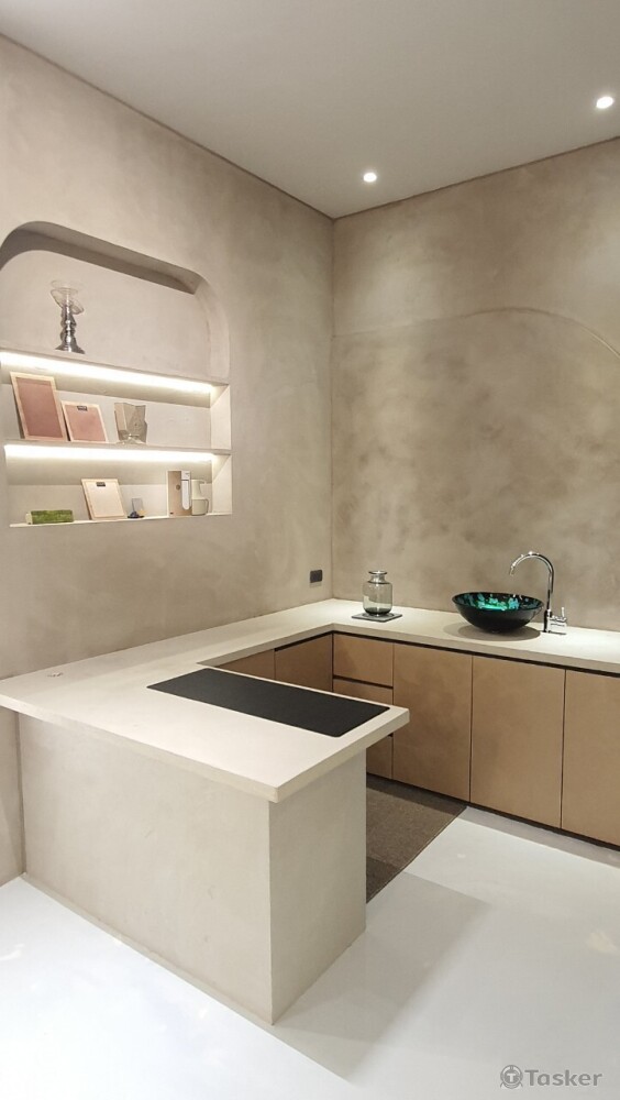 藝術漆牆面及櫃體改色