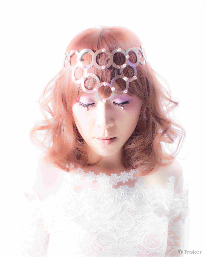 髮妝參賽作品-白天使